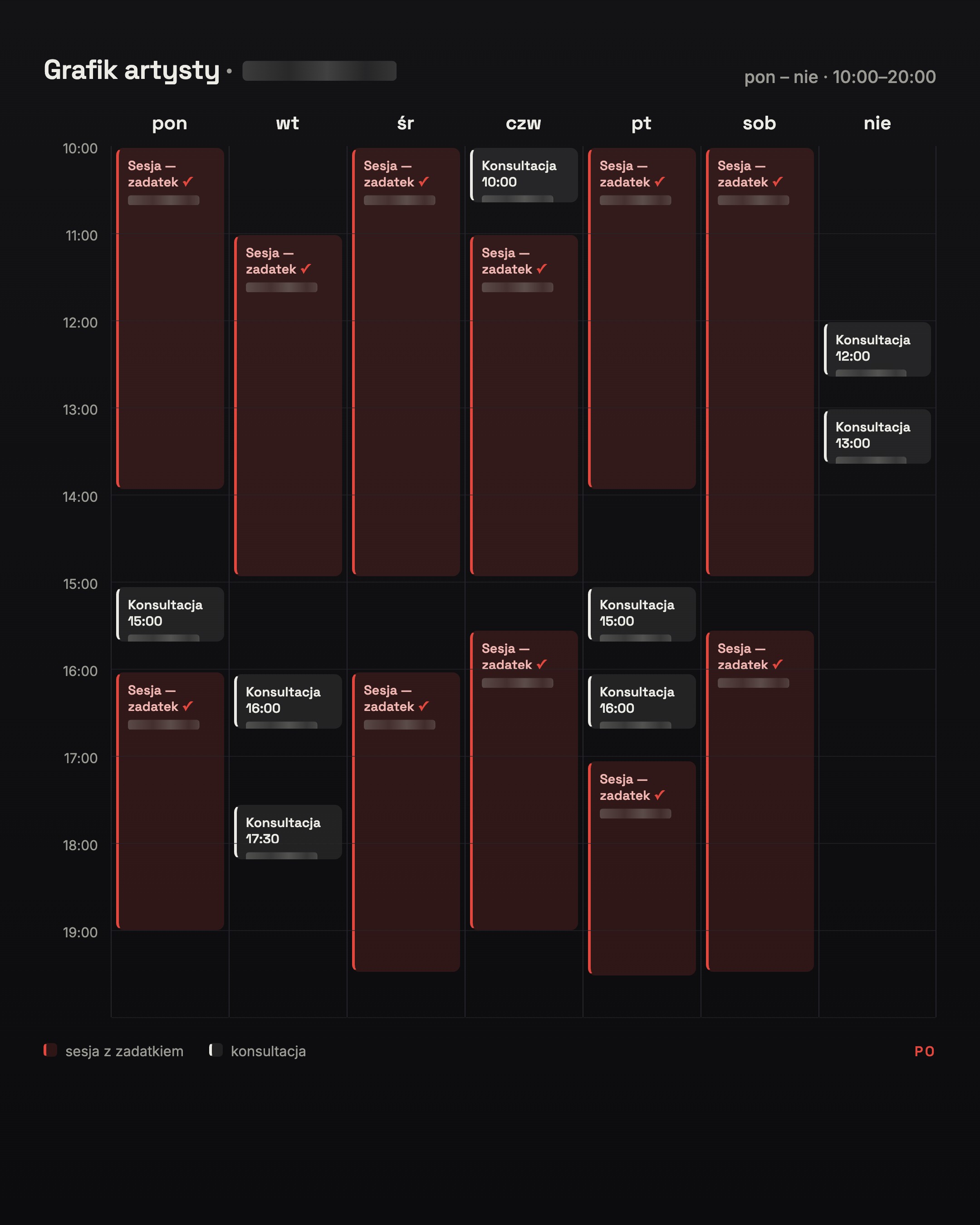 Grafik artysty po wdrożeniu systemu